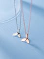 thumb 925 Sterling Silver Fish tail Minimalist  Pendant Necklace 0