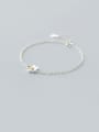 thumb 925 Sterling Silver Flower Minimalist Necklace 1