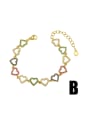 thumb Brass Cubic Zirconia Star Vintage Bracelet 0