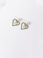 thumb Alloy With Imitation Gold Plated Simplistic Drop Earrings 4