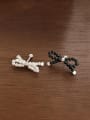 thumb 925 Sterling Silver Bead Bowknot Ethnic Stud Earring 2