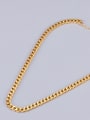 thumb Titanium Irregular chain Vintage Necklace 0