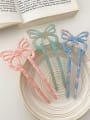 thumb Cellulose Acetate Trend Bowknot Hair Comb 1