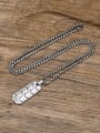 thumb Stainless steel Geometric Hip Hop Necklace 2