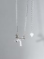 thumb 925 Sterling Silver Bowknot Minimalist Necklace 4