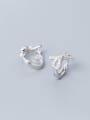thumb 925 Sterling Silver Cubic Zirconia  Bowknot Dainty Stud Earring 2