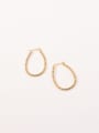 thumb Titanium Steel Bead Geometric Hip Hop Drop Earring 2