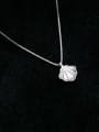 thumb 925 Sterling Silver Shell Irregular Minimalist Pendant Necklace 0