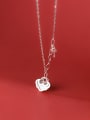 thumb 925 Sterling Silver Shell Cloud Minimalist Necklace 3