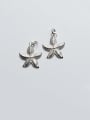 thumb 925 Sterling Silver With Black Gun Plated Cute Sea Star Pendant  DIY Jewelry Accessories 0