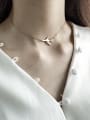 thumb 925 Sterling Silver Trend aircraft Choker Necklace 0