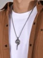 thumb Stainless steel Irregular Hip Hop Necklace 1