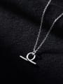 thumb 925 Sterling Silver Smooth knot Minimalist Necklace 0