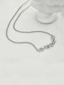 thumb Vintage Sterling Silver With Platinum Plated Fashion Hollow Star Necklaces 4