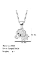 thumb 925 Sterling Silver Cubic Zirconia Icon Dainty Necklace 4