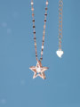 thumb 925 Sterling Silver Cubic Zirconia Star Minimalist Necklace 2