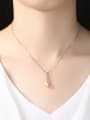thumb 925 Sterling Silver Freshwater Pearl Oval pendant Trend Lariat Necklace 1