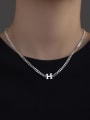 thumb 925 Sterling Silver Geometric Chain Trend Necklace 1