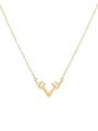 thumb 925 Sterling Silver Deer Minimalist Necklace 0