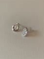 thumb 925 Sterling Silver Irregular Vintage Stud Earring 3