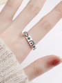 thumb 925 Sterling Silver Cubic Zirconia Star Moon Vintage Band Ring 1