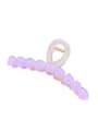 thumb Trend Heart Resin Multi Color Jaw Hair Claw 0