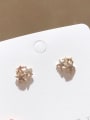 thumb Alloy With Imitation Gold Plated Cute Star Stud Earrings 3