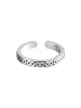 thumb 925 Sterling Silver Number 8 Vintage Midi Ring 0