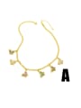 thumb Brass Cubic Zirconia Flower Trend Necklace 2