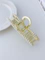 thumb Alloy Imitation Pearl Trend Number 8  Jaw Hair Claw 2