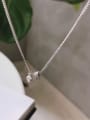 thumb 925 Sterling Silver Minimalist   Round Anklet 1