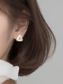 thumb 925 Sterling Silver Enamel Geometric Minimalist Stud Earring 1