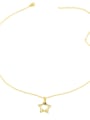 thumb Brass Cubic Zirconia Star Minimalist Necklace 2