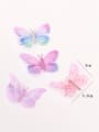 thumb Alloy Fabric Cute Butterfly  Multi Color Hair Barrette 2