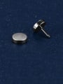 thumb Titanium Steel Round Minimalist Stud Earring 3