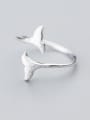thumb 925 Sterling Silver Wing Minimalist Band Ring 0