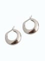 thumb 925 Sterling Silver Round Vintage Stud Earring 4