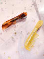thumb Cellulose Acetate Minimalist Irregular comb Alloy Hair Barrette 0