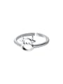 thumb 925 Sterling Silver Cat Cute Band Ring 3