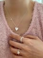 thumb 925 Sterling Silver Heart Vintage Necklace 2