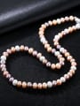 thumb 925 Sterling Silver Freshwater Pearl Necklace 2