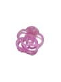 thumb Cellulose Acetate Minimalist Flower Alloy Multi Color Jaw Hair Claw 2