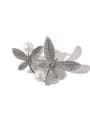 thumb Copper Cubic Zirconia White Butterfly Luxury Brooches 1