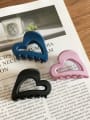 thumb Cellulose Acetate Minimalist Hollow Heart Jaw Hair Claw 3
