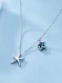 thumb 925 Sterling Silver  Minimalist   Star  Pendant Necklace 0
