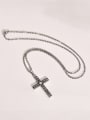 thumb Stainless steel Cross Hip Hop Regligious Necklace 0