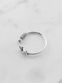 thumb S925 Sterling Silver Vintage single knot Free Size ring 3