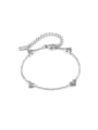 thumb Stainless steel Heart Minimalist Link Bracelet 2
