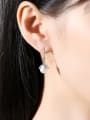 thumb Brass Imitation Pearl Geometric Luxury Hook Earring 1