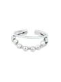 thumb 925 Sterling Silver  Round  BeadVintage Stackable Ring 0